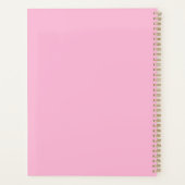 Gekroonde Flamingo – Luxe Eiland Sfeer Planner (Achterkant)