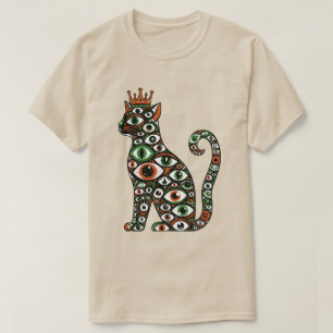 Gekroonde Kattenogen Stedelijke Koninklijkheid T-shirt