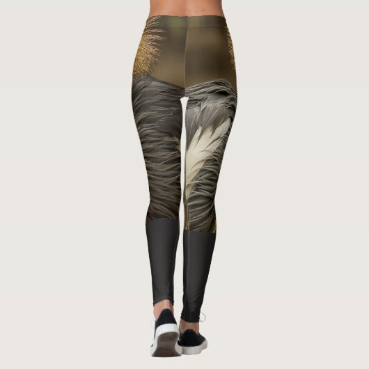 gekroonde kraan Leggings (Achterkant)