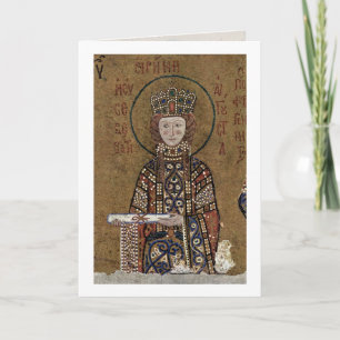 Gekroonde Mary met Christus door Byzantijnse Kaart