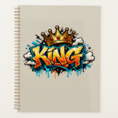 Gekroonde Straatkoning Graffiti Planner (Voorkant)