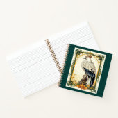 gekroonde witte havik notitieboek (Binnen)