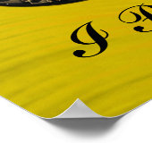 GEKROSEERDE BANJOS-POSTER POSTER (Hoek)