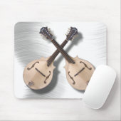 GEKROSEERDE MANDOLINS -MOUSEPAD MUISMAT (Met muis)