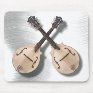 GEKROSEERDE MANDOLINS -MOUSEPAD MUISMAT