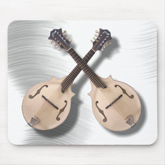 GEKROSEERDE MANDOLINS -MOUSEPAD MUISMAT (Voorkant)