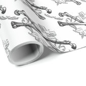Gekruid bot filigree verpakkingspapier cadeaupapier (Rol Hoek)