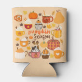 gekruid pompoenseizoen blikjeskoeler (Achterkant)