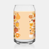 gekruid pompoenseizoen blikvorm glas (Links)