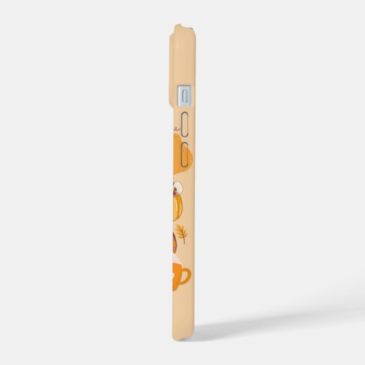 gekruid pompoenseizoen iPhone 15 case (Linkerkant)