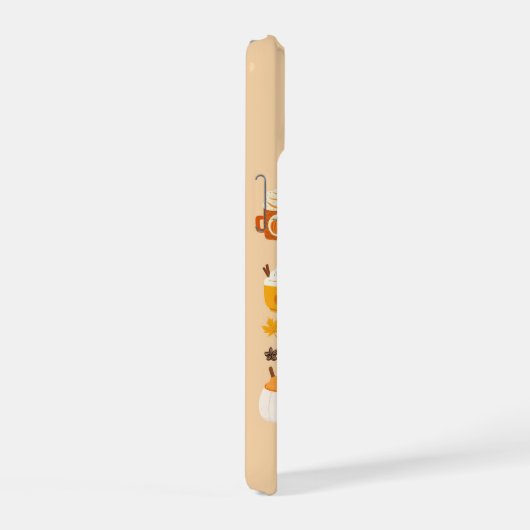 gekruid pompoenseizoen iPhone 15 case (Rechterkant)