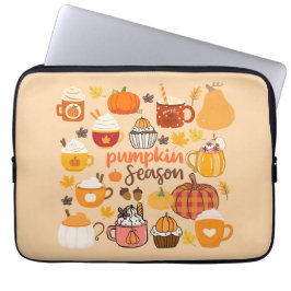 gekruid pompoenseizoen laptop sleeve