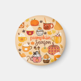 gekruid pompoenseizoen magneet