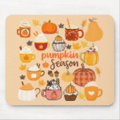 gekruid pompoenseizoen muismat (Voorkant)