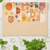 gekruid pompoenseizoen theedoek (Gevouwen)