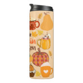 gekruid pompoenseizoen thermosbeker (Geroteerd rechts)