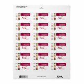 Gekruide aangepaste keuken cadeau labels (Full Sheet)