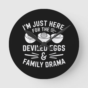 Gekruide eieren Familie drama Grappig Foodie Gesch Ronde Klok