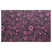 gekruide roze bloemige stof (Fat Quarter)