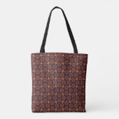 Gekruide Starfall Trellis Tote Bag (Achterkant)
