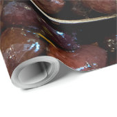 Gekruide zwarte en groene olijven cadeaupapier (Rol Hoek)