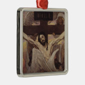 Gekruisigde Christus Metalen Ornament (Rechts)