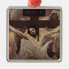 Gekruisigde Christus Metalen Ornament