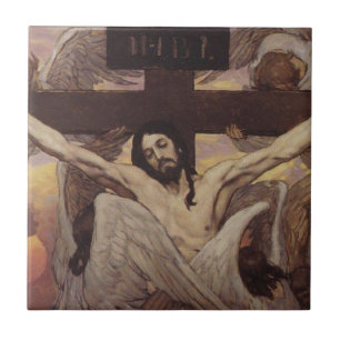 Gekruisigde Christus Tegeltje