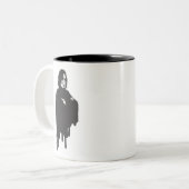 Gekruiste B-W van Snape van Severus Wapens Tweekleurige Koffiemok (Voorkant links)