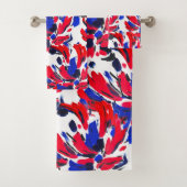 Gekruiste bloem bad handdoek (Insitu)