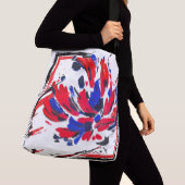 Gekruiste bloem crossbody tas (Dichtbij)