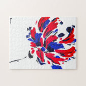 Gekruiste bloem legpuzzel (Horizontaal)