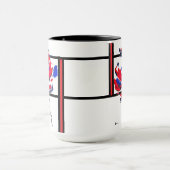 Gekruiste bloem mok (Midden)