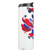 Gekruiste bloem thermosbeker (Gedraaid links)