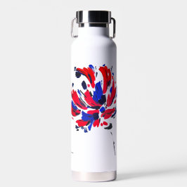 Gekruiste bloem waterfles