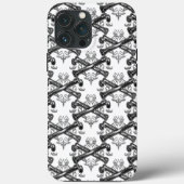 Gekruiste botten fillire Case-Mate iPhone case (Achterkant)