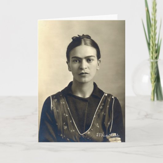 Gekruiste de Wapens van Frida Kahlo Kaart (Voorkant)