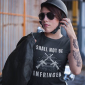 Gekruiste geweren mogen niet worden overtreden 2A T-shirt
