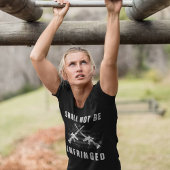 Gekruiste geweren mogen niet worden overtreden 2A T-shirt