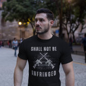 Gekruiste geweren mogen niet worden overtreden 2A T-shirt