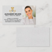 Gekruiste Gouden Sleutels | Zakenvrouw Visitekaartje (Voorkant / Achterkant)