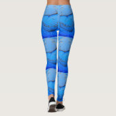 gekruiste handen blauw leggings (Achterkant)