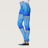 gekruiste handen blauw leggings (Links)