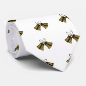 Gekruiste handriemen stropdas (Opgerold)