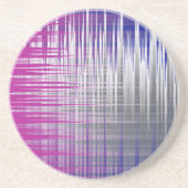 gekruiste lijnen zandsteen onderzetter (Voorkant)