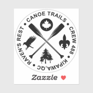 Gekruiste Paddles 2024 Sticker