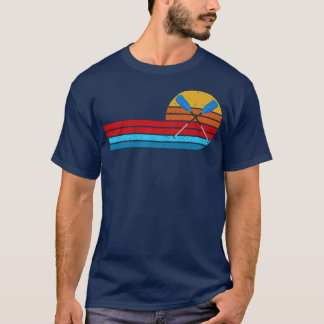 Gekruiste riemen retro 1 t-shirt