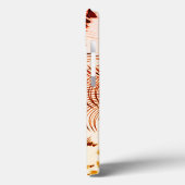 Gekruiste rode bruine gebogen sporen, verouderd ef Case-Mate iPhone case (Achterkant / Links)