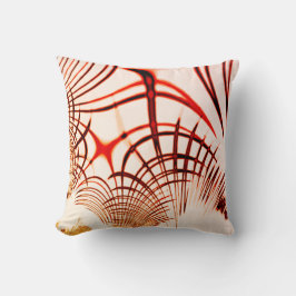 Gekruiste rode bruine gebogen sporen, verouderd ef kussen