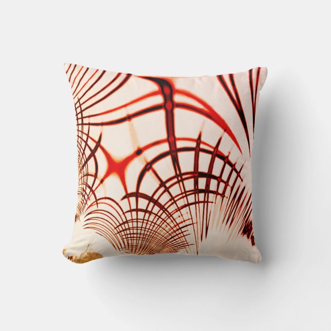 Gekruiste rode bruine gebogen sporen, verouderd ef kussen (Voorkant)